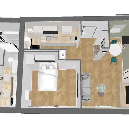 AppartChic - appartement standing - plein Centre&Parking privé Créon Exterior foto