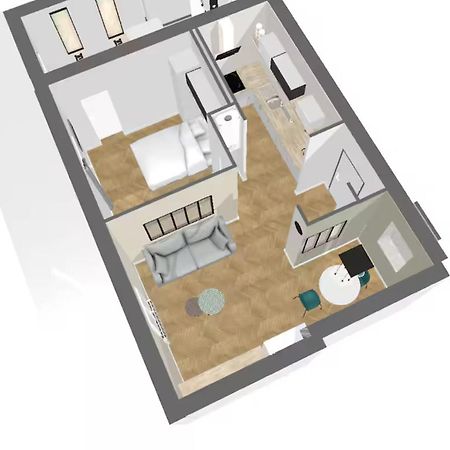 AppartChic - appartement standing - plein Centre&Parking privé Créon Exterior foto